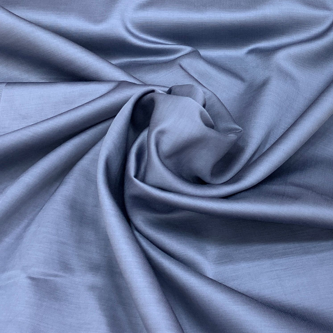 Dark Grey Plain Satin Linen Fabric