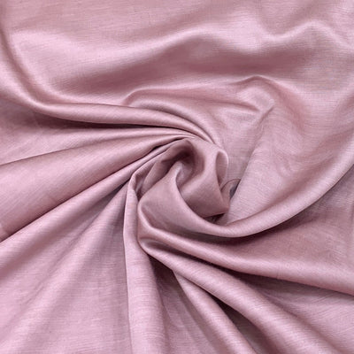 Onion Pink Plain Satin Linen Fabric