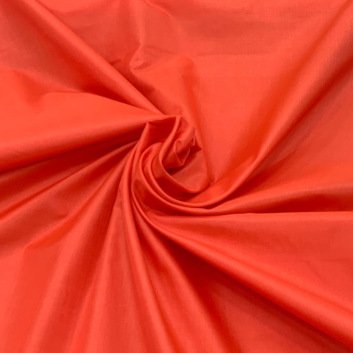 Orange Plain Pure Silk Fabric