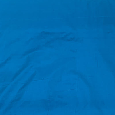 Firozi Blue Plain Pure Silk Fabric