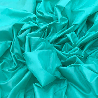Sea Green Plain Pure Silk Fabric