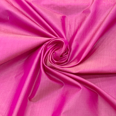 Two Tone Pink Plain Pure Silk Fabric