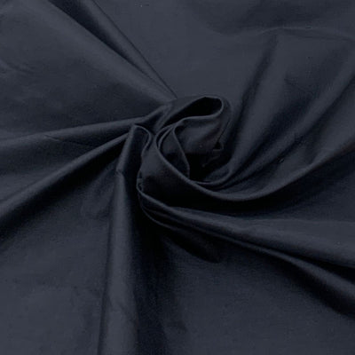 Black Plain Pure Silk Fabric