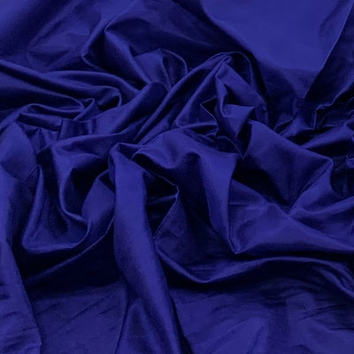 Navy Blue Plain Pure Silk Fabric