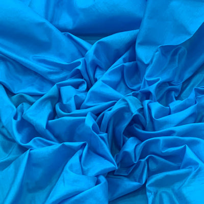 Dark Blue Plain Pure Silk Fabric