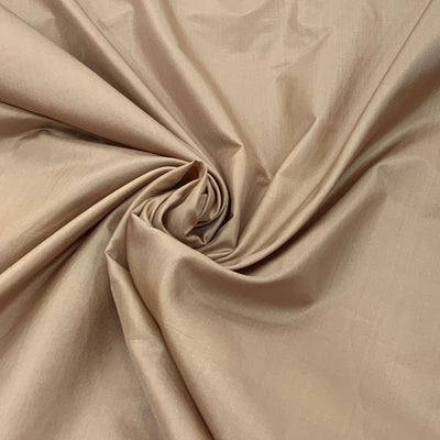 Dull Gold Plain Pure Silk Fabric