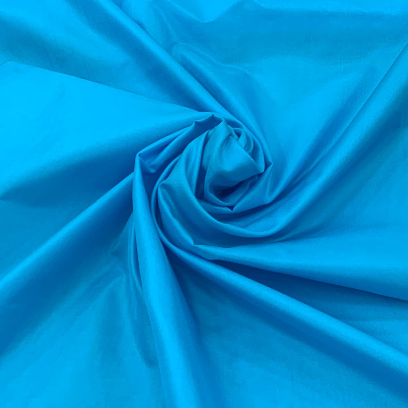 Bright Blue Plain Pure Silk Fabric