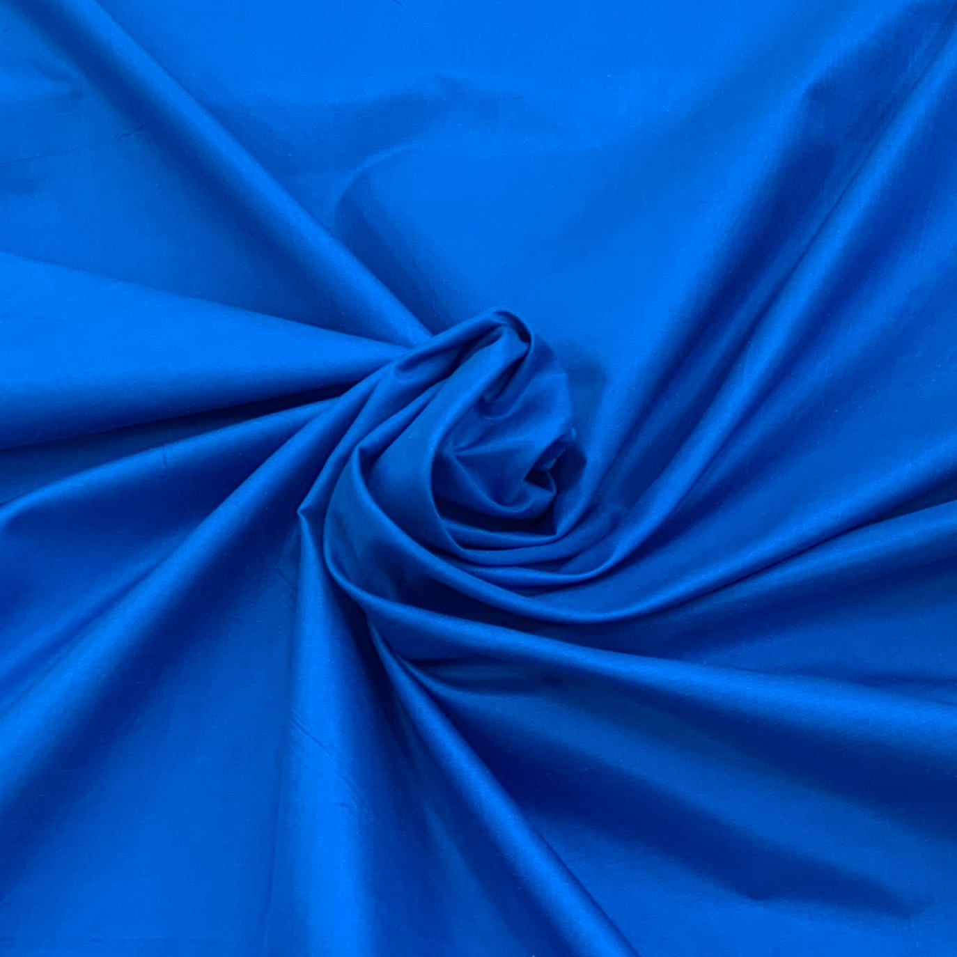 Lapis Blue Plain Pure Silk Fabric