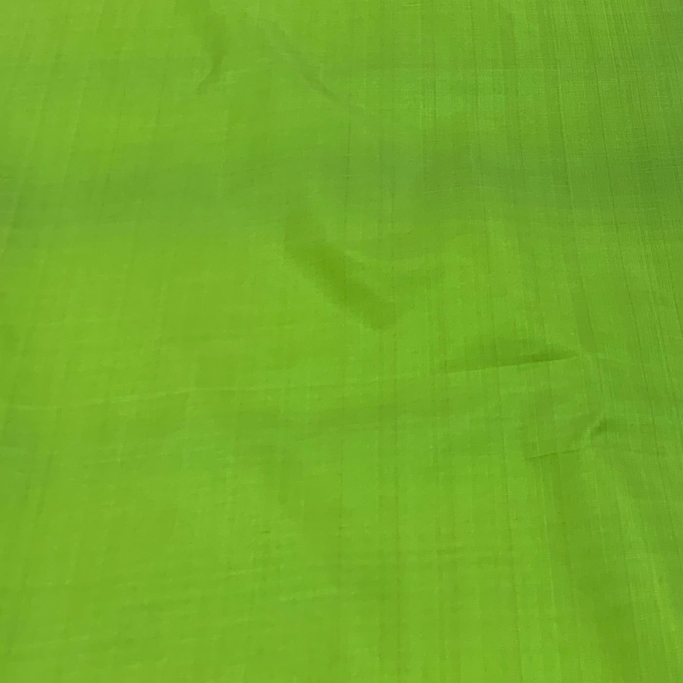 Parrot Green Plain Pure Silk Fabric