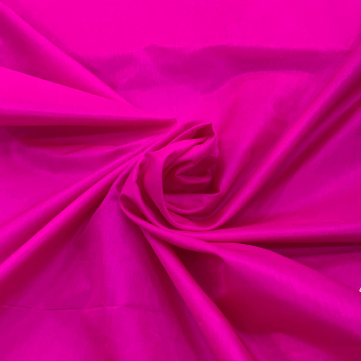 Magenta Pink Plain Pure Silk Fabric