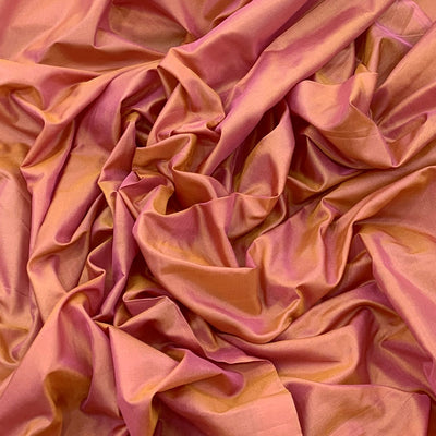 Two Tone Nude Plain Pure Silk Fabric