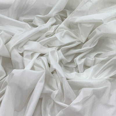 White Plain Pure Silk Fabric