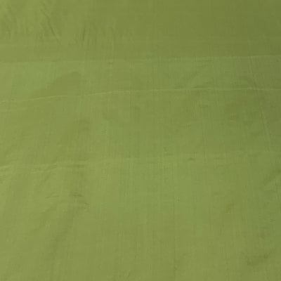 Mehndi Green Plain Pure Silk Fabric