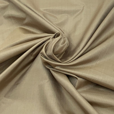Pastle Gold Plain Pure Silk Fabric