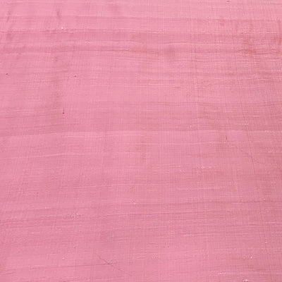 Onion Pink Plain Raw Silk Fabric