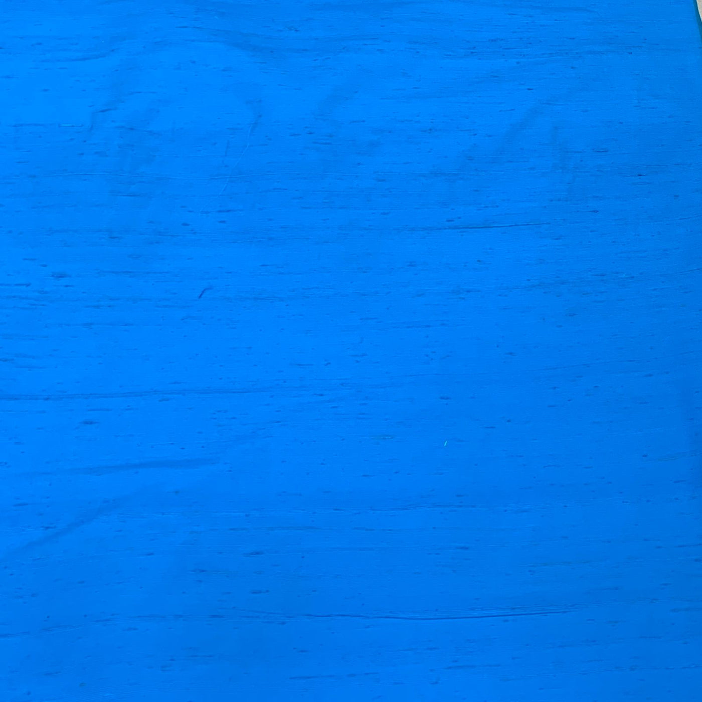 Lapis Blue Plain Raw Silk Fabric