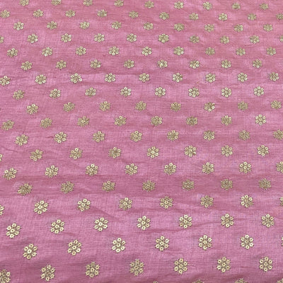Tusser Silk Embroidery Fabric