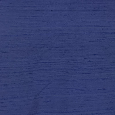 Admiral Blue Plain Raw Silk Fabric