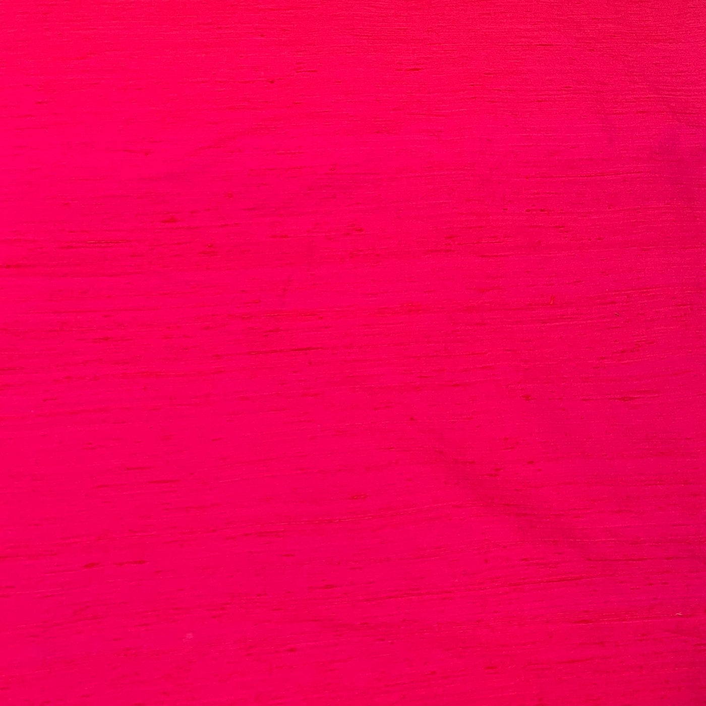 Bright Pink Plain Raw Silk Fabric